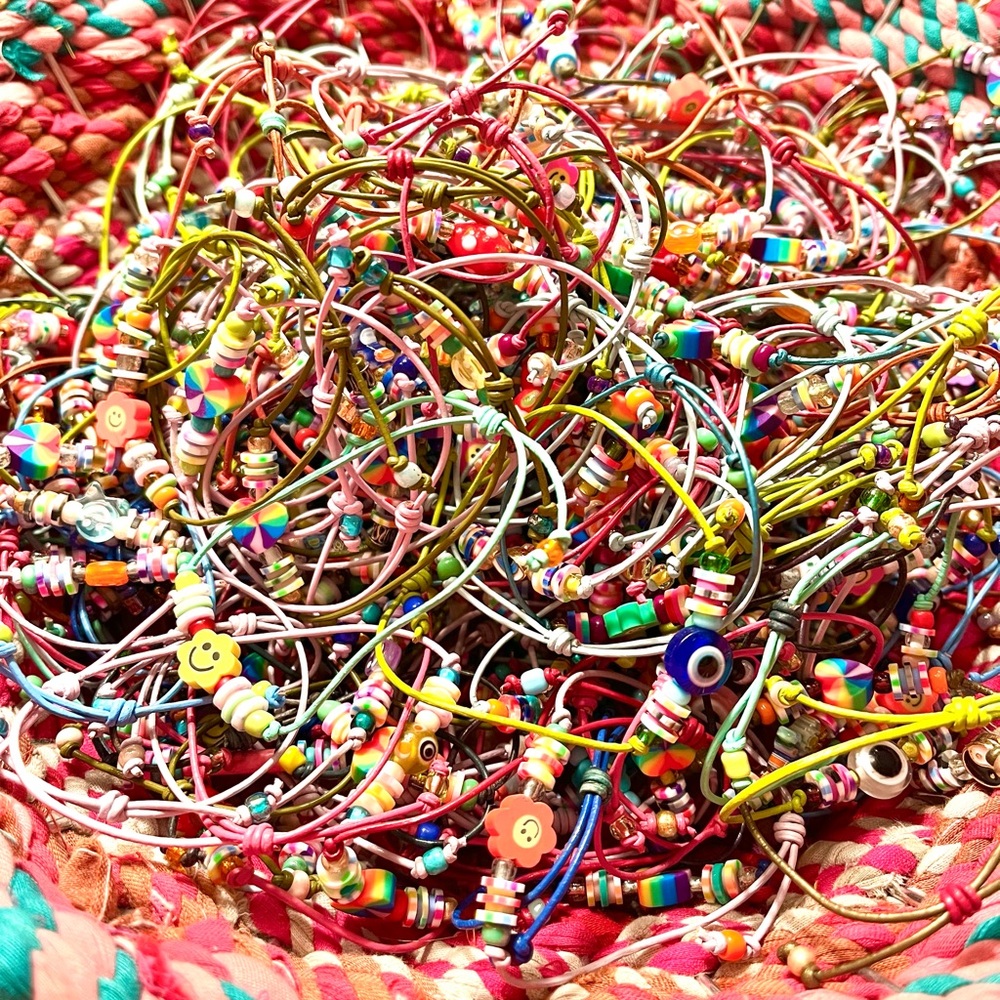 Handmade adjustable bracelets!
